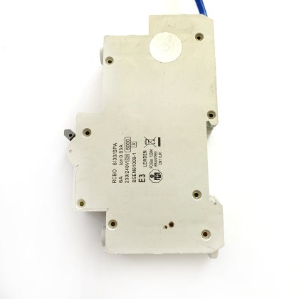 Lewden Control Gear CGD 6/30/SP Blue B6 6A 6 Amp 30mA RCBO Circuit Breaker Type B